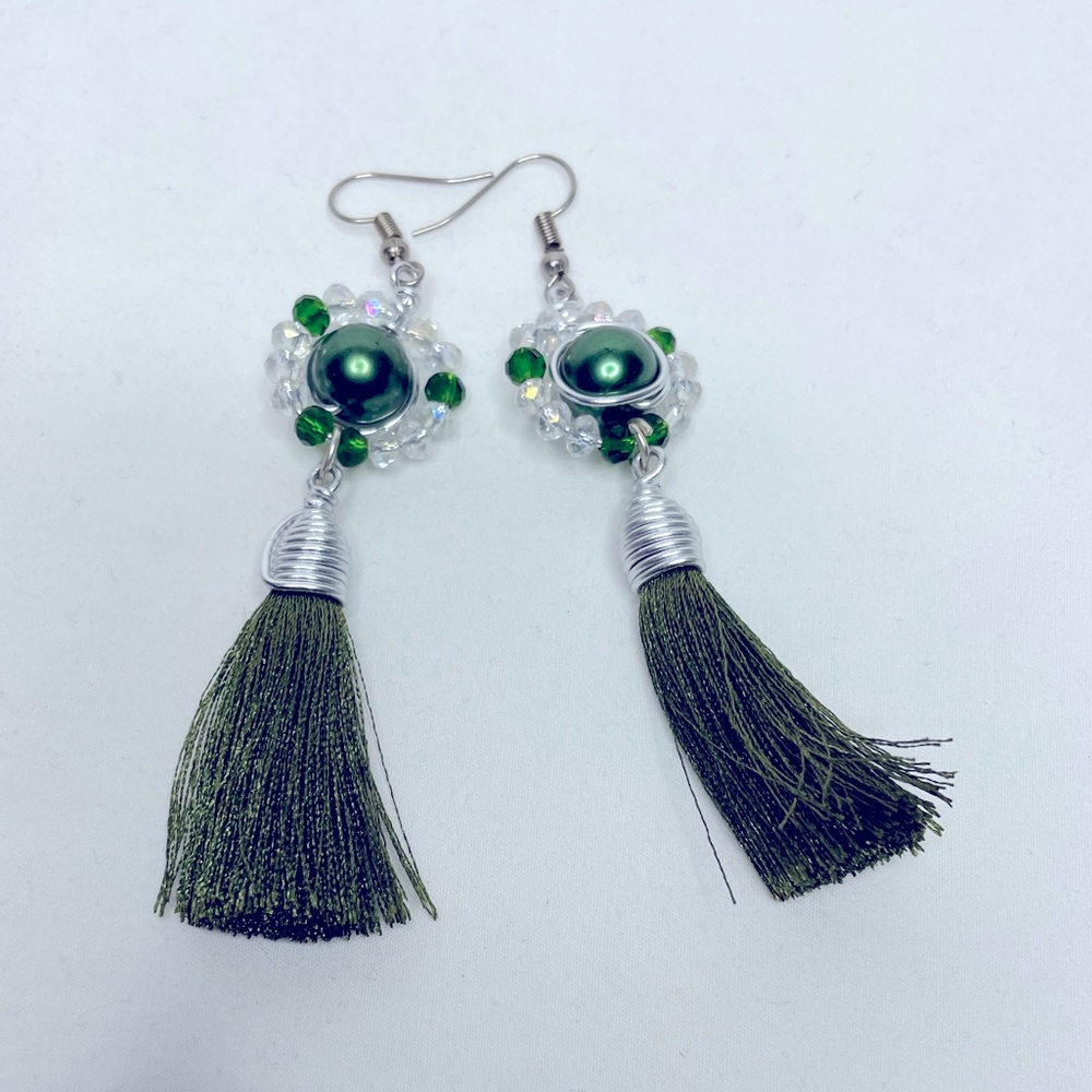 3.5” tassel earrings